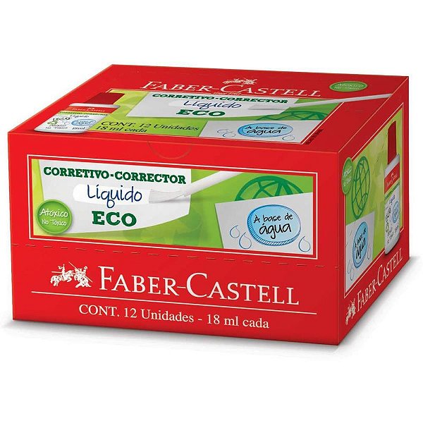 Corretivo office eco 18ml - faber-castell (cx.c/12)