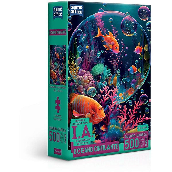 Quebra-cabeca cartonado ia oceano cintil.500pcs nano - toyster (unidade)