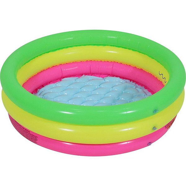 Piscina 41l 3 aneis coloridos (s) - bel (unidade)