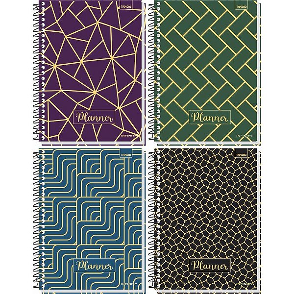 Agenda/planner permanente infinity cd espiral 96fls. - tamoio (pct.c/04)