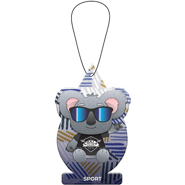 Odorizador para carro coala folhinha 10g sport - coala (unidade)
