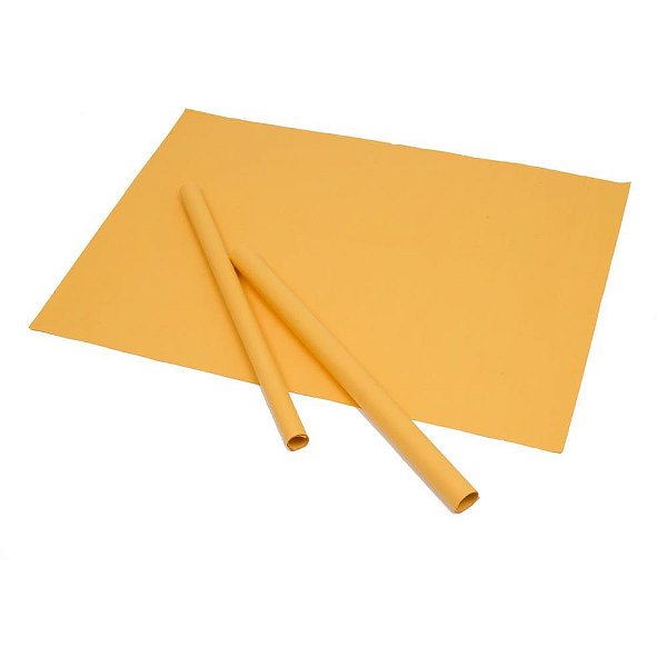 Papel kraft folha 80x120cm 80g ouro - reipel (pct.c/100)