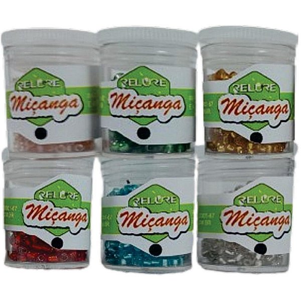 Micanga potes 5g. pequena sortid.1,1mm - honey (pct.c/06)