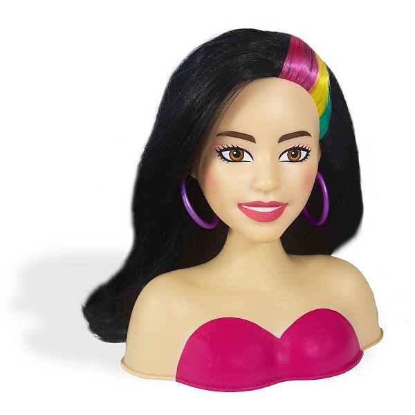 Boneca barbie styling totally hair pk - pupee brinquedos (unidade)