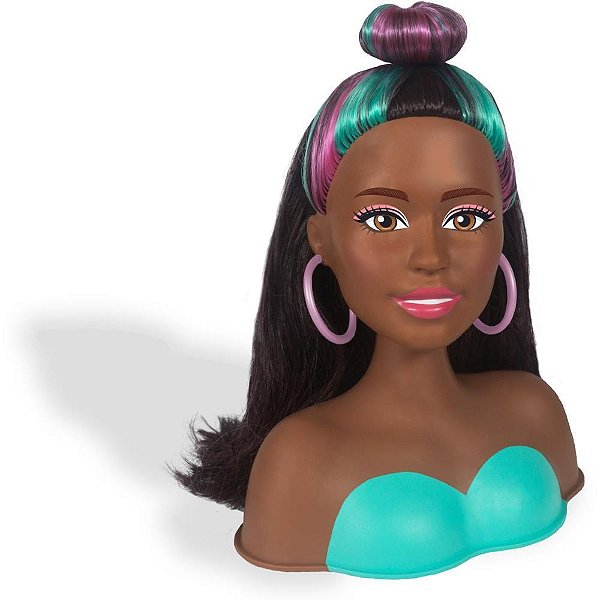 Boneca barbie styling totally hair vd - pupee brinquedos (unidade)