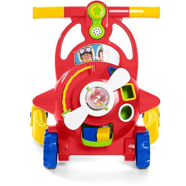 Andador bebe aviador c/som e luz - tateti (unidade)