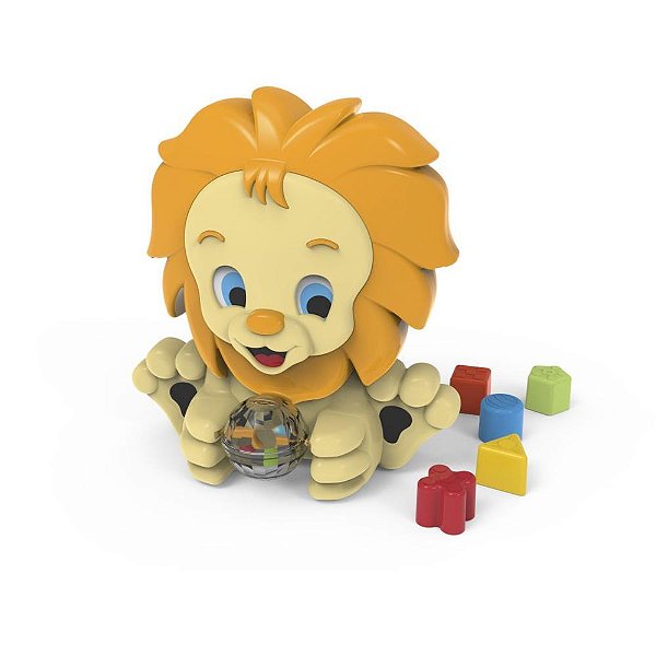 Brinquedo educativo amigo leao (s) - tateti (unidade)