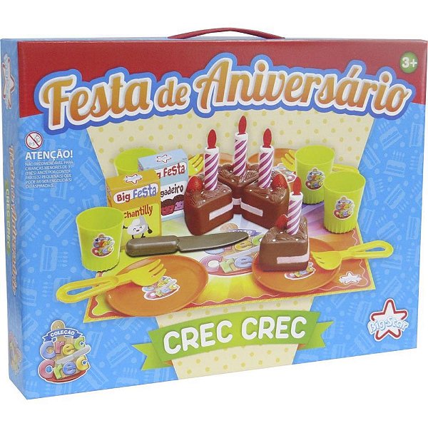Brincando de casinha crec-crec festa de aniversario - big star (unidade)