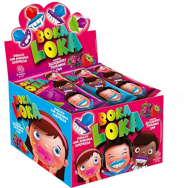 Doce pirulito boka loca - danilla foods (dp.c/30)