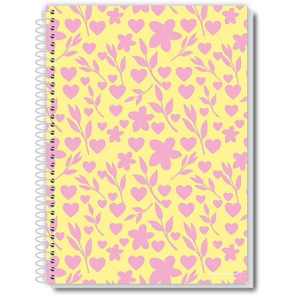 Caderno 10x1 capa dura loop 160fls. - pauta (pct.c/05)
