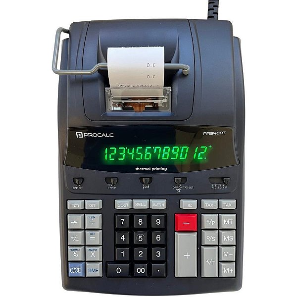 Calculadora de impressao 12 digitos termica bivolt - procalc (unidade)