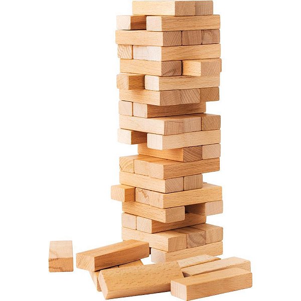 Jogo diverso terremoto em madeira 54pcs - ggb plast (unidade)