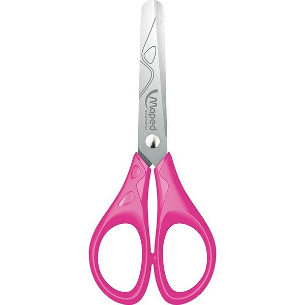 Tesoura escolar pulse jacare 13cm. cores sorti - maped (dp.c/24)