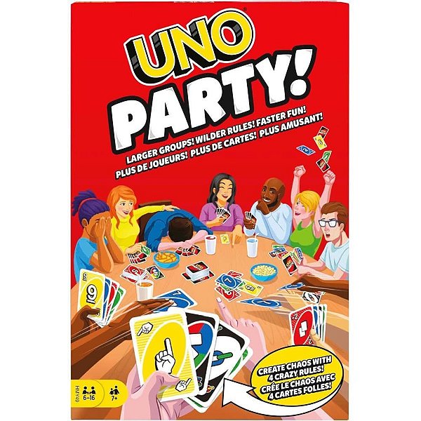 Jogo de cartas uno party - mattel (unidade)