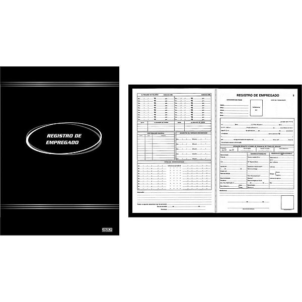 Livro registro empregado 50fls.22x32 - animativa (pct.c/10)