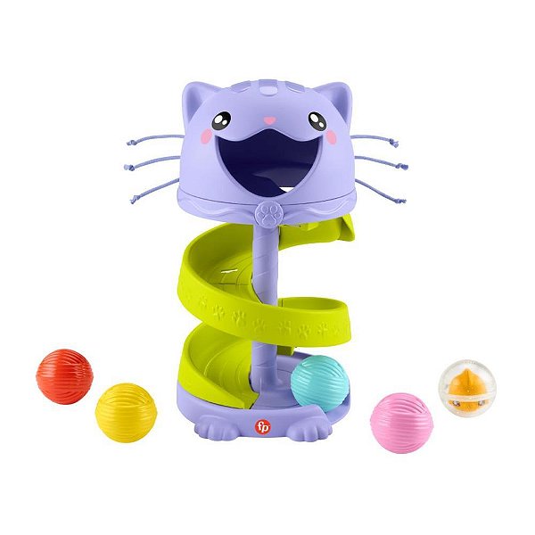 Fisher-price infant gatinho bolinhas rolando - mattel (unidade)