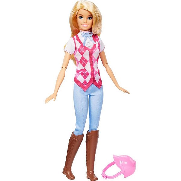 Barbie entretenimento malibu equitacao - mattel (unidade)