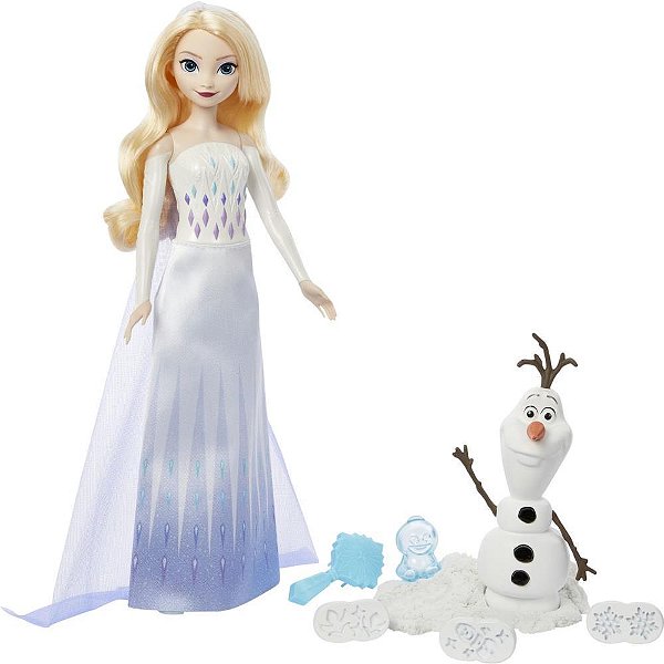 Boneca disney frozen elsa e olaf aventuras - mattel (unidade)