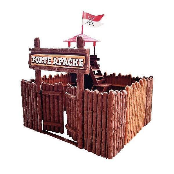 Miniatura colecionavel forte apache batalha kids - gulliver (unidade)