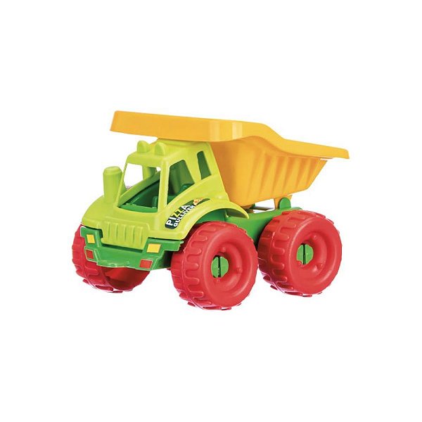 Brinquedo para montar caminhao cacamba c/balde+8bloc - gulliver (unidade)