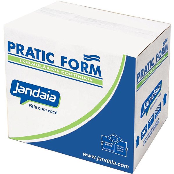 Formulario continuo razao 1 via bc.80 colunas 56g - jandaia (cx/6000)
