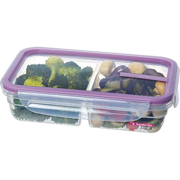 Pote plastico com travas freshy 730ml. rs - sanremo (unidade)