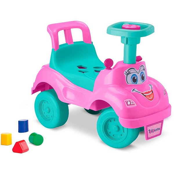 Veiculo para bebe totokinha classica rosa - cardoso toys (unidade)