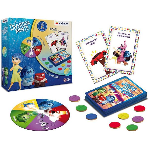 Jogo de cartas divertidamente jogo da emocao - xalingo (unidade)