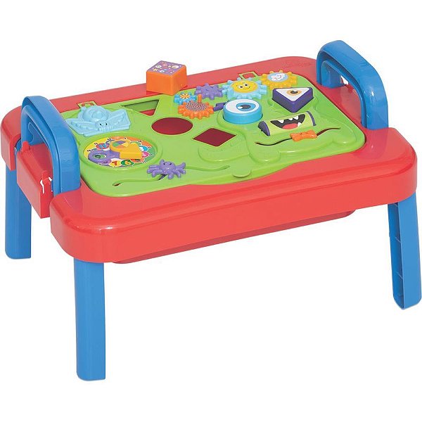 Brinquedo educativo mesinha didatica c/acessorios - merco toys (unidade)
