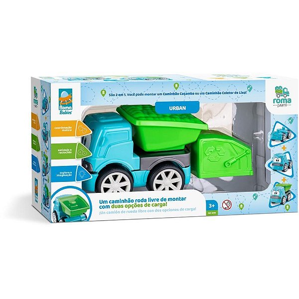 Brinquedo para bebe urban parts - roma (unidade)