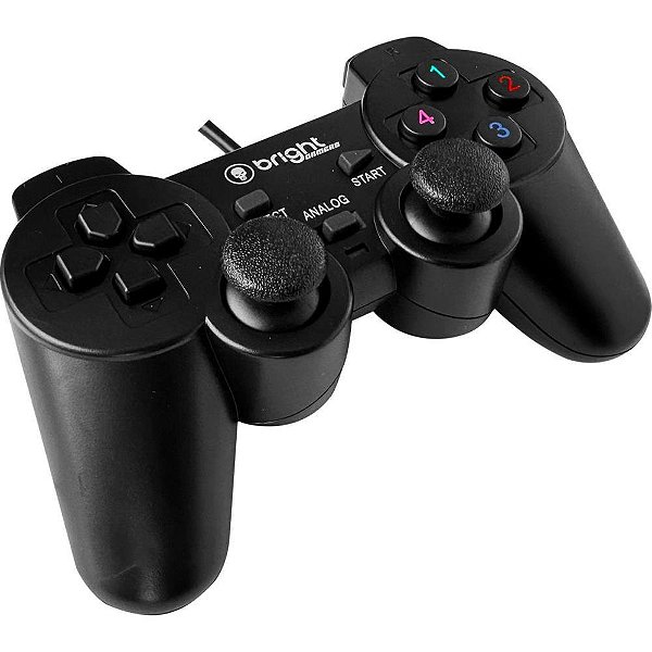 Controle para jogo joystick usb 2,0 c/fio - bright (unidade)