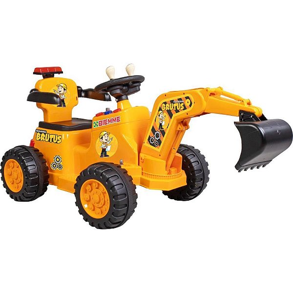 Veiculo eletrico escavadeira brutus 6v - biemme (unidade)