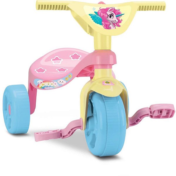 Triciclo tchuco unicornio - samba toys (unidade)