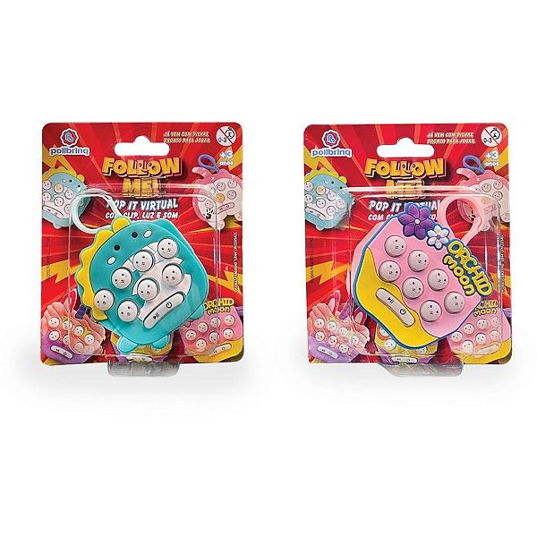 Jogo diverso pop it virtual follow me (s) - polibrinq (unidade)
