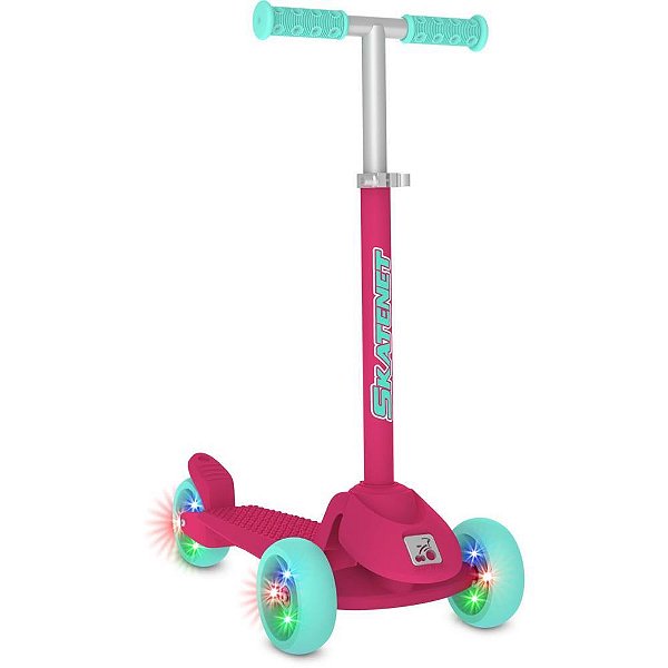 Patinete skatenet led ajustavel pk 80kg - bandeirante (unidade)