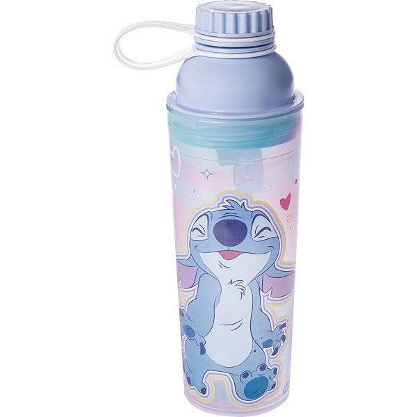 Garrafa plastica stitch vip 660ml - plasutil (unidade)