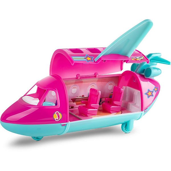 Aeronaves aviao da judy c/acessorios - samba toys (unidade)