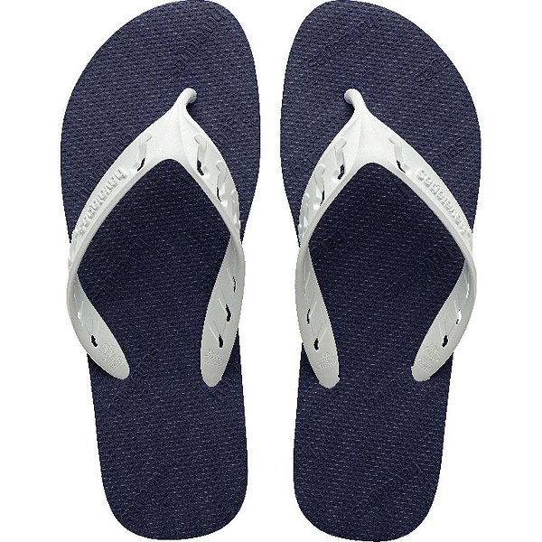Chinelo havaianas masculino track go 43/4 marinho - havaianas (par)