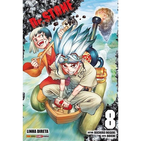 Livro manga dr. stone n.08 - panini (unidade)