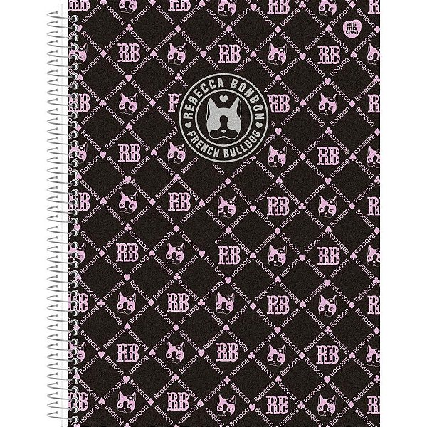 Caderno 01x1 capa dura rebeca bonbon 80f - animativa (pct.c/04)