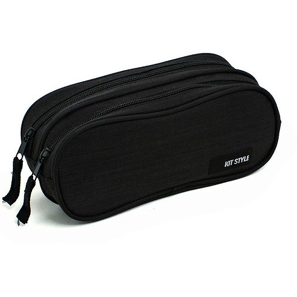 Estojo duplo style retangular masc (sortido) - kit (unidade)