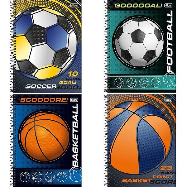 Caderno 01x1 capa dura score 80fls connect - tilibra (pct.c/04)