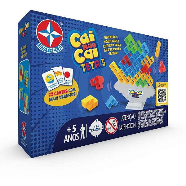 Jogo diverso cai nao cai tetris - estrela (unidade)