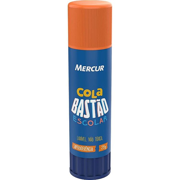 Cola em bastao escolar 20g - mercur (pct.c/06)