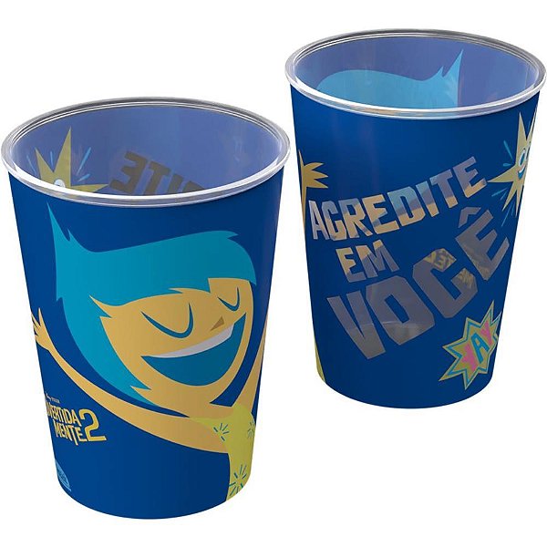 Copo decorado divertidamente 320ml - plasutil (unidade)