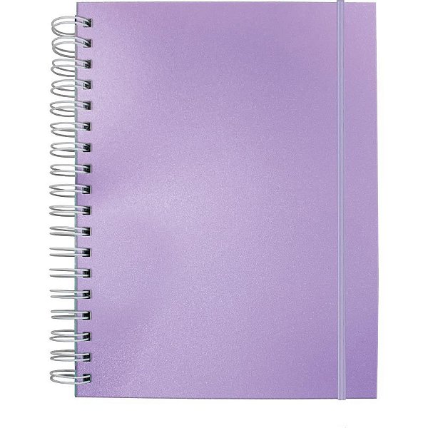 Caderno 01x1 capa dura breeze smart lilas 80f - dac (unidade)