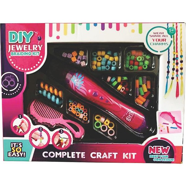 Bijuteria e micanga love hair micanga - toy mix (unidade)