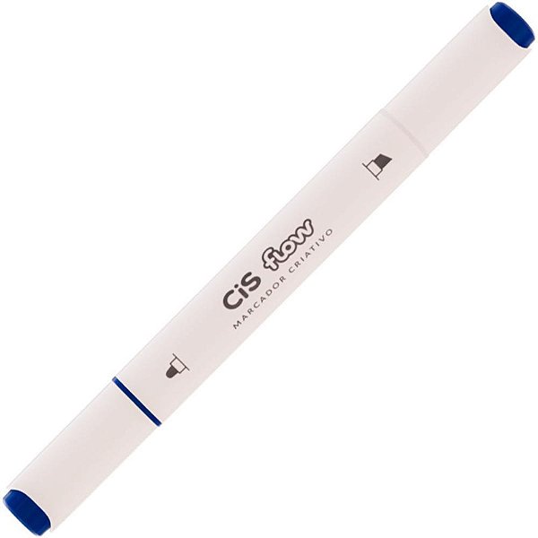 Marcador artistico cis flow azul royal - sertic (cx.c/06)