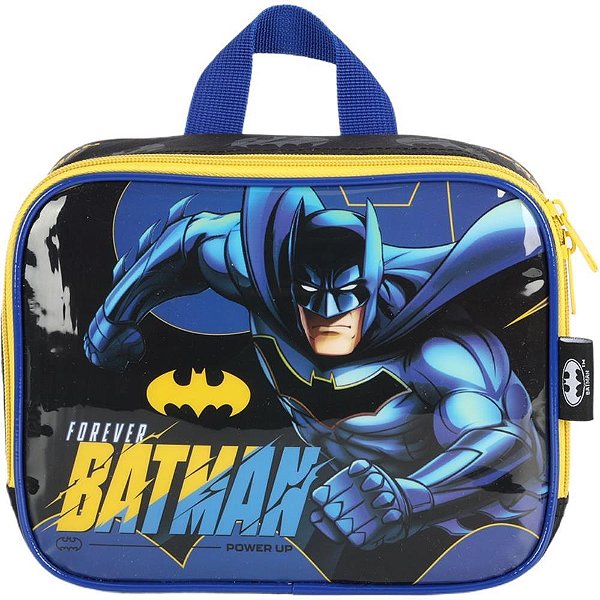 Lancheira termica batman azul mao/costas - luxcel (unidade)