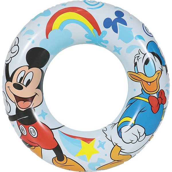 Boia inflavel mickey circular 56cm - bel (unidade)